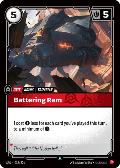 Battering Ram Uncommon Spiritforged 012/221 NM