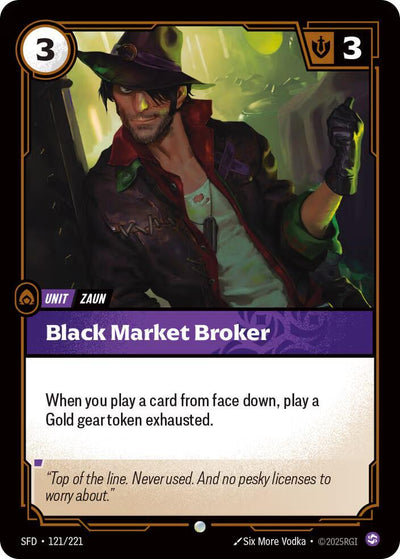 Black Market Broker Common Spiritforged 121/221 NM