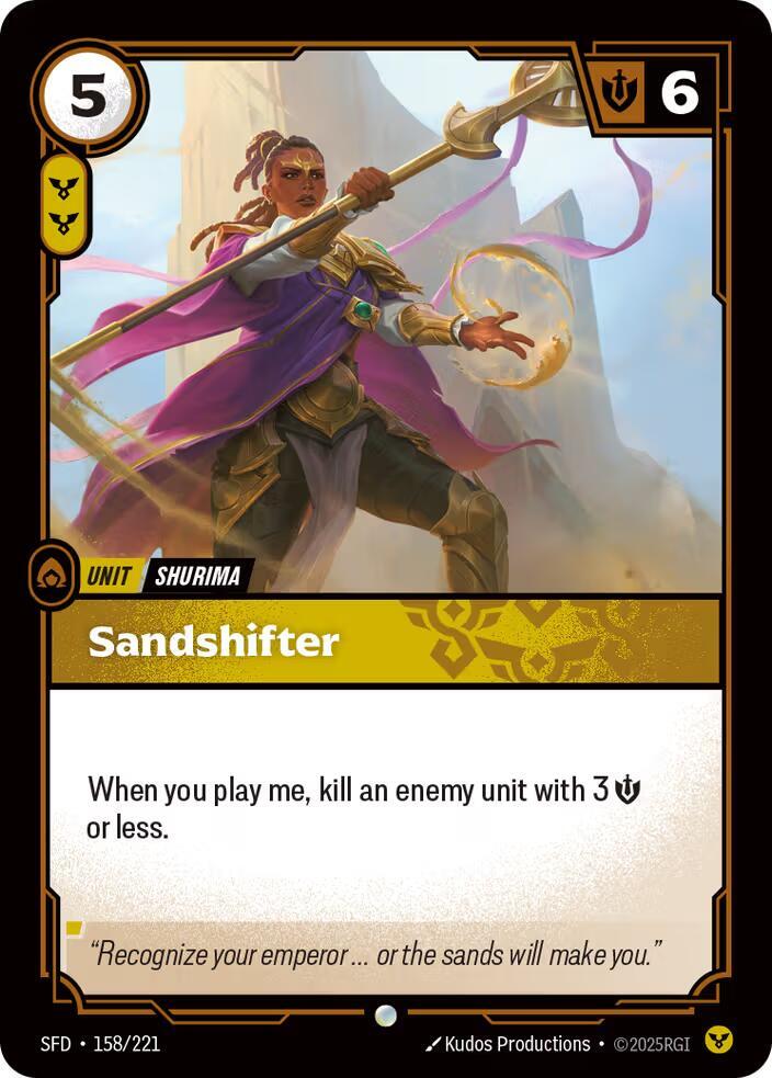 Sandshifter Common Spiritforged 158/221 NM