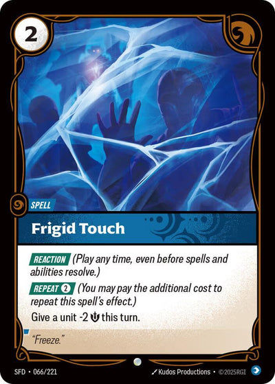 Frigid Touch Common Spiritforged 066/221 NM