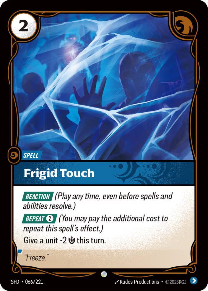 Frigid Touch Common Spiritforged 066/221 NM