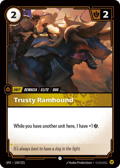 Trusty Ramhound Common Spiritforged 159/221 NM
