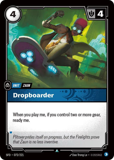 Dropboarder Uncommon Spiritforged 072/221 NM