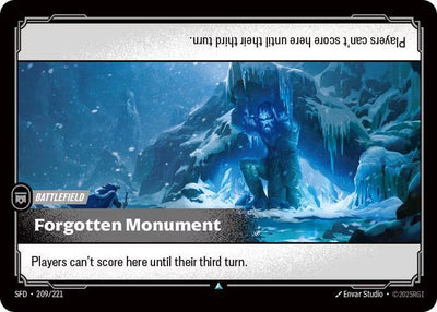 Forgotten Monument Uncommon Spiritforged 209/221 NM