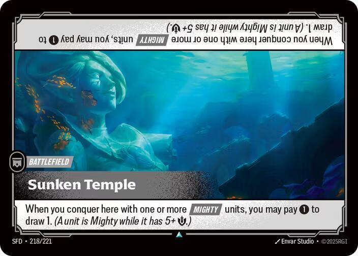 Sunken Temple Uncommon Spiritforged 218/221 NM