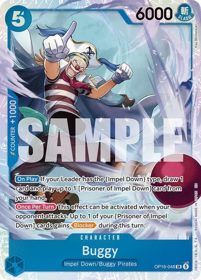 Buggy (048) SR The Time of Battle OP16-048 NM