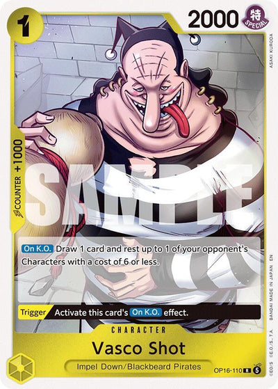 Vasco Shot R The Time of Battle OP16-110 NM