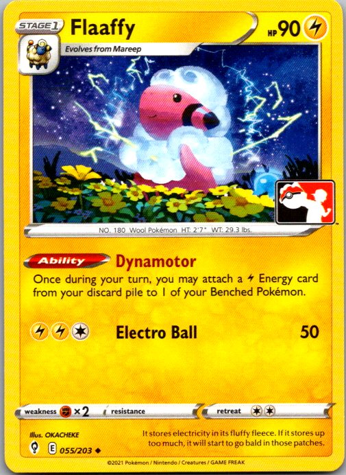 Flaaffy Uncommon Prize Pack Series Cards 055/203 NM