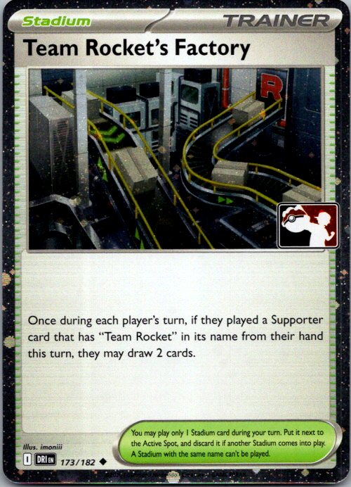 Team Rocket's Factory Uncommon Prize Pack Series Cards 173/182 NM