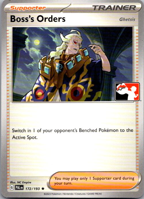 Boss's Orders Rare Prize Pack Series Cards 172/193 NM