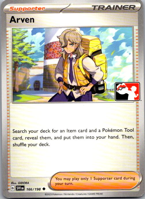 Arven Uncommon Prize Pack Series Cards 166/198 NM
