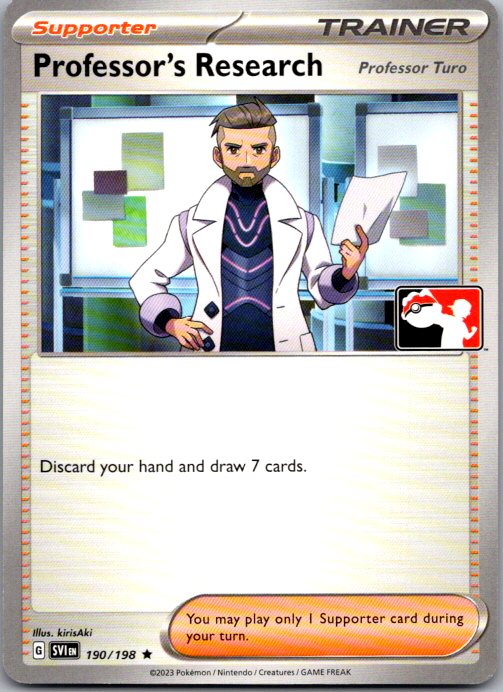 Professor's Research Rare Prize Pack Series Cards 190/198 NM