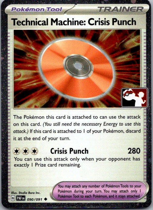Technical Machine: Crisis Punch Uncommon Prize Pack Series Cards 090/091 NM