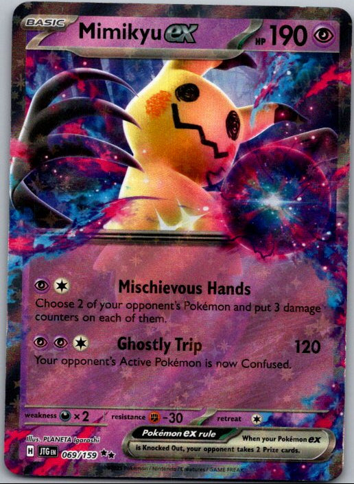 Mimikyu ex Double Rare SV09: Journey Together 069/159 NM