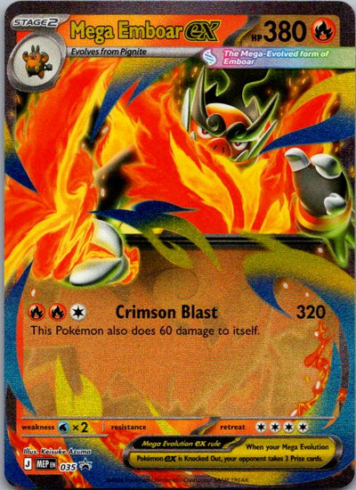 Mega Emboar ex Promo Jumbo Cards 035 NM