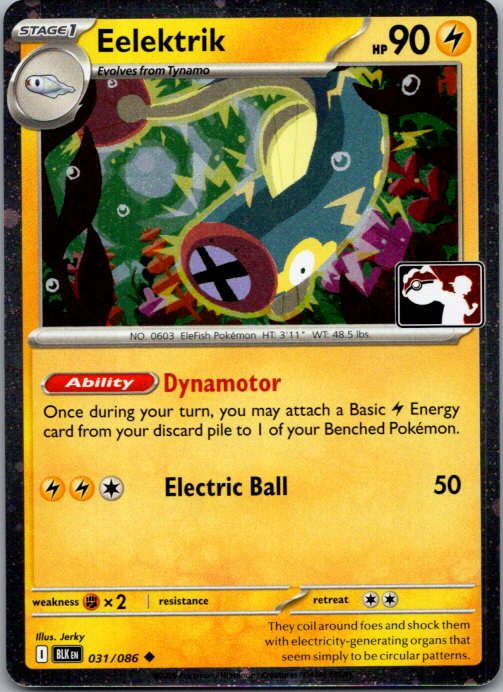 Eelektrik Uncommon Prize Pack Series Cards 031/086 NM