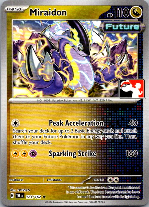 Miraidon Rare Prize Pack Series Cards 121/162 NM