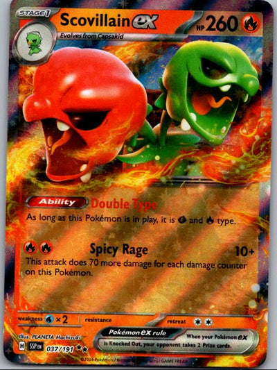 Scovillain ex - Double Rare SV08: Surging Sparks 037/191 NM