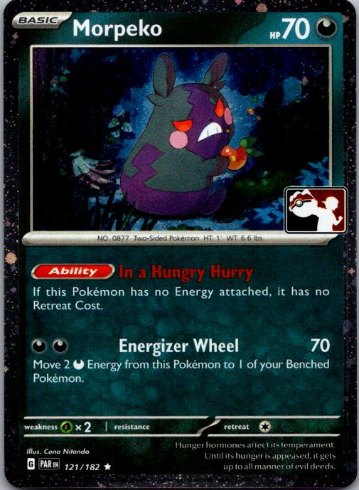 Morpeko Rare Prize Pack Series Cards 121/182 NM