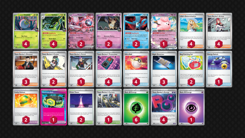 Pokemon 2026 NAIC 7th - Team Rocket's Mewtwo ex Deck