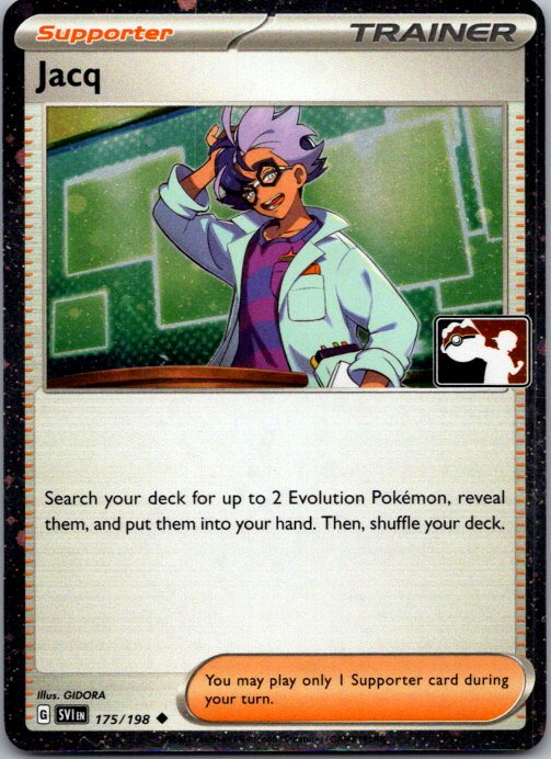 Holo Jacq Uncommon Prize Pack Series Cards 175/198 NM