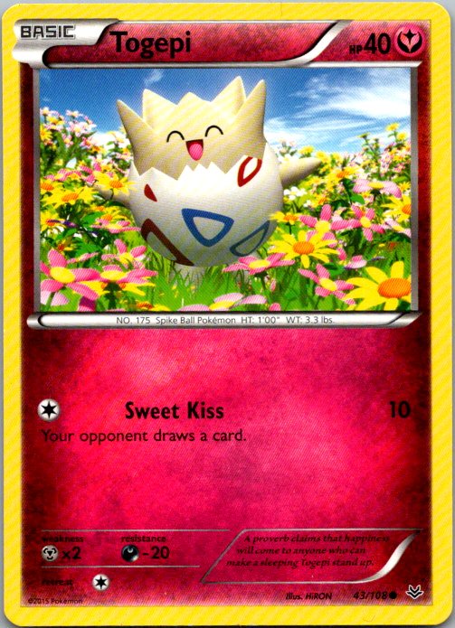 Togepi Common XY - Roaring Skies 43/108 NM