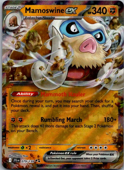 Mamoswine ex Double Rare SV09: Journey Together 079/159 NM