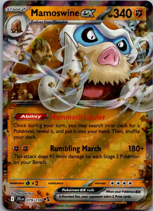 Mamoswine ex Double Rare SV09: Journey Together 079/159 NM