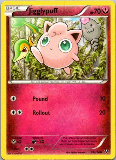 Jigglypuff Common XY - Fates Collide 65/124 NM