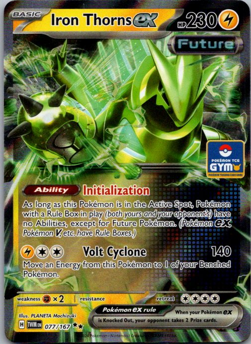 Gym Stamp Iron Thorns ex  032/131 NM