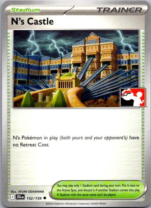 N’s Castle Uncommon Prize Pack Series Cards 152/159 NM