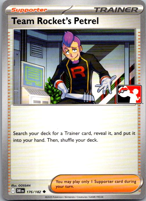 Team Rocket's Petrel - Uncommon Prize Pack Series Cards 176/182 NM