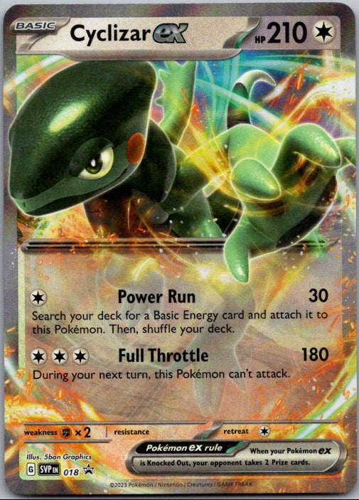 Cyclizar ex - Promo SV: Scarlet & Violet Promo Cards 018 NM
