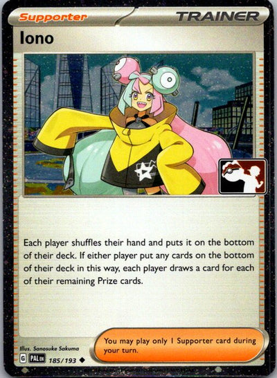 Iono Uncommon Prize Pack Series Cards 185/193 NM