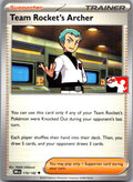 Team Rocket's Archer Uncommon Prize Pack Series Cards 170/182 NM