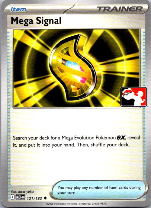 Mega Signal Uncommon Prize Pack Series Cards 121/132 NM