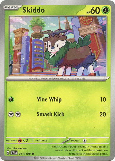 Skiddo Common SV01: Scarlet & Violet Base Set 011/198 NM