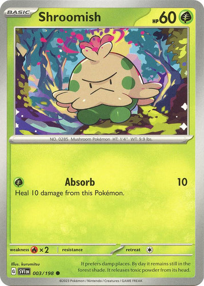 Shroomish Common SV01: Scarlet & Violet Base Set 003/198 NM