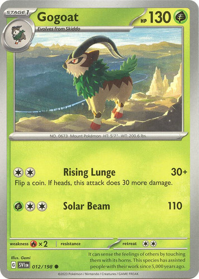 Gogoat Common SV01: Scarlet & Violet Base Set 012/198 NM