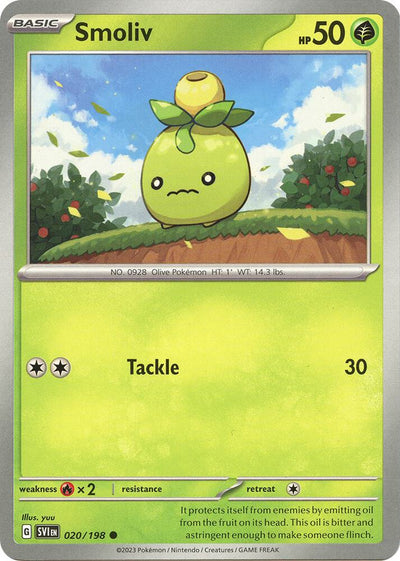 Smoliv - 020/198 Common SV01: Scarlet & Violet Base Set 020/198 NM