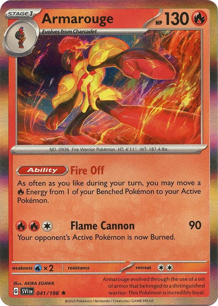 Armarouge - 041/198 Rare SV01: Scarlet & Violet Base Set 041/198 NM