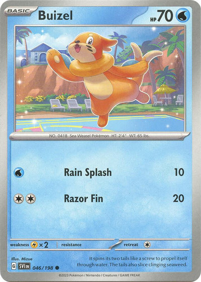 Buizel Common SV01: Scarlet & Violet Base Set 046/198 NM