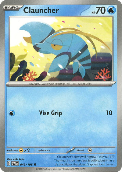 Clauncher - 049/198 Common SV01: Scarlet & Violet Base Set 049/198 NM