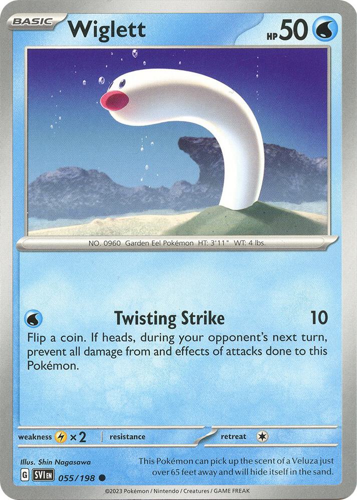 Wiglett - 055/198 Common SV01: Scarlet & Violet Base Set 055/198 NM