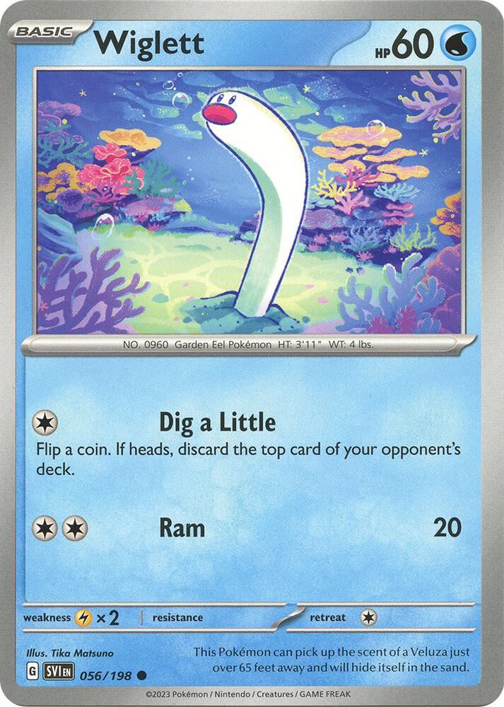 Wiglett - 056/198 Common SV01: Scarlet & Violet Base Set 056/198 NM