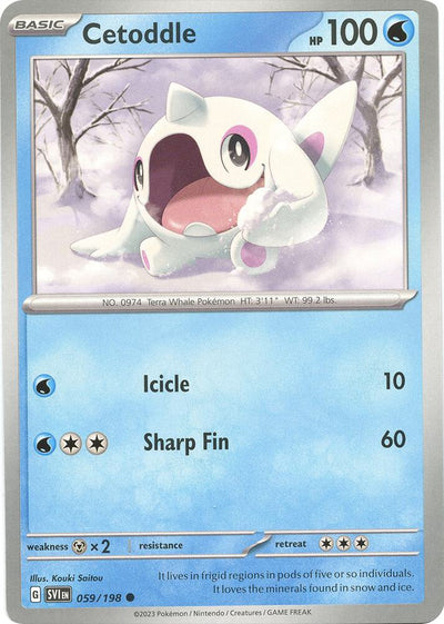 Cetoddle - 059/198 Common SV01: Scarlet & Violet Base Set 059/198 NM
