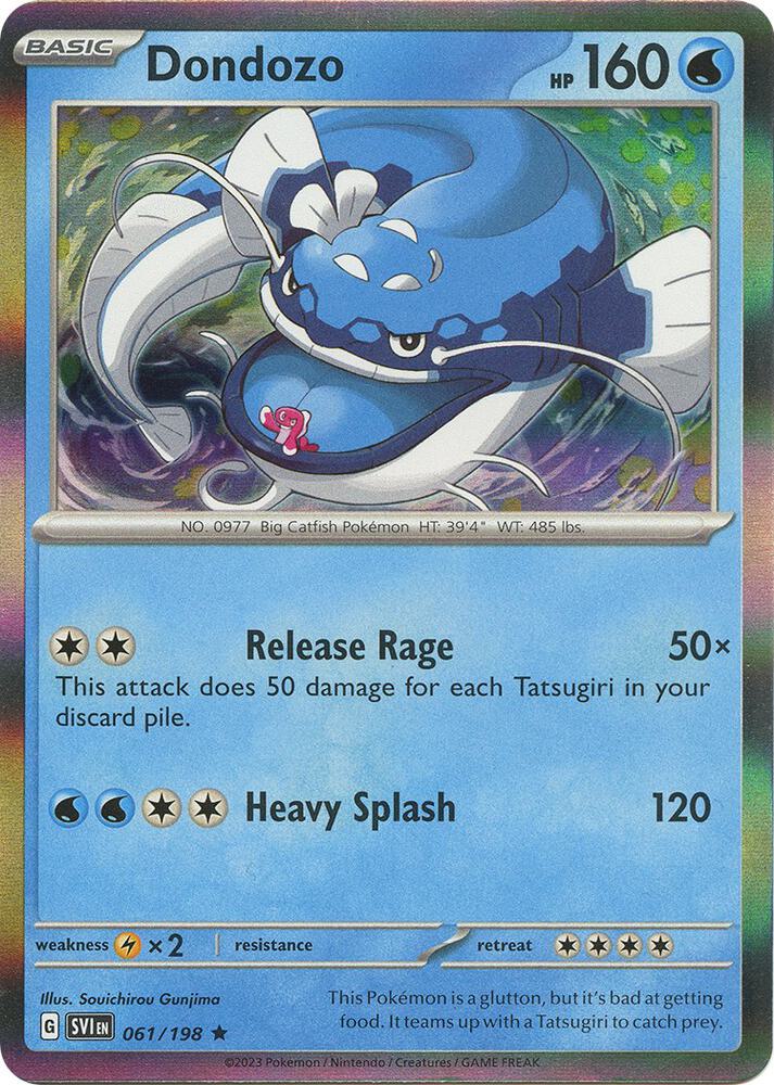 Dondozo - 061/198 Rare SV01: Scarlet & Violet Base Set 061/198 NM