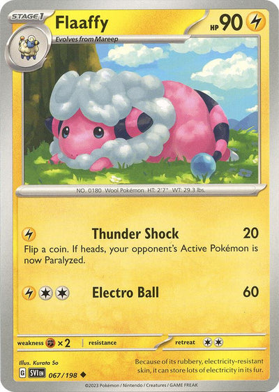 Flaaffy Uncommon SV01: Scarlet & Violet Base Set 067/198 NM