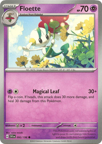 Floette Common SV01: Scarlet & Violet Base Set 092/198 NM