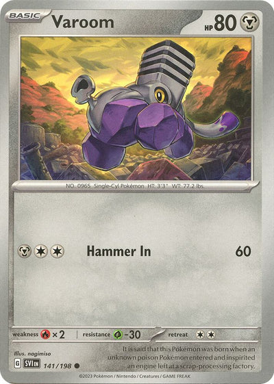 Varoom - 141/198 Common SV01: Scarlet & Violet Base Set 141/198 NM